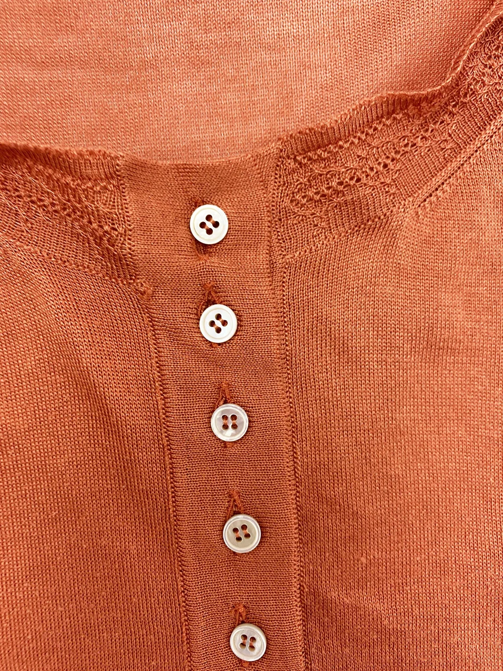 Hermès silk knit logo cardigan — JAMES VELORIA